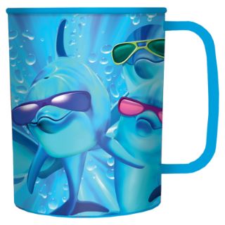 Obrázek z Hrnek 3D plast - delfíni s brýlemi, 300ml (5) 